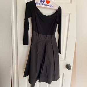 Like new Ralph Lauren black midi dress